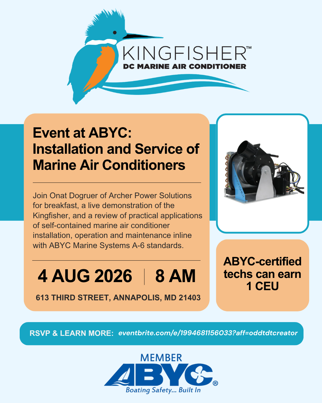 Demo and Presentation at ABYC in Maryland
